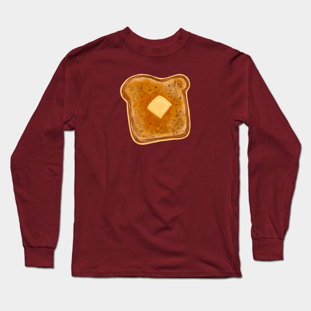 Toast Long Sleeve T-Shirt by MarkSolario